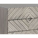 Noemi 32 X 24 inch Light Grey / Black Night Stand